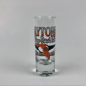 Daytona Beach Florida Harley Davidson Shot Glass